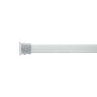 Cortinero de baño extensible 73x110 cm blanco