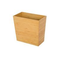 Bote de basura de bambú